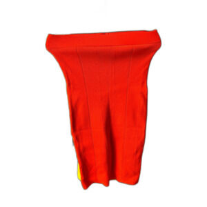 Karen Millen Orange Midi Bandage Skirt Sz Small